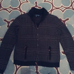 Ralph Lauren sweater olive green plaid